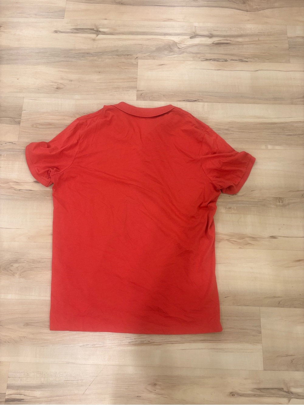 Polo Ralph Lauren Classic Fit Red Polo Shirt Men’s Large | Navy Pony Logo - Picture 6 of 6
